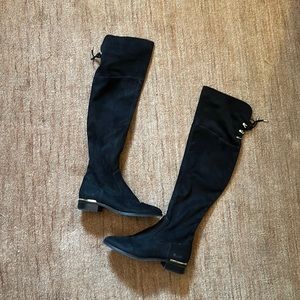 Ivanka Trump Real Suede Leather Over the Knee Boots 8